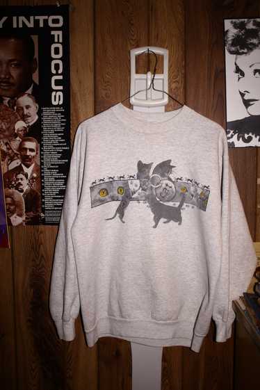 Vintage 90s Cat Lover Sweatshirt