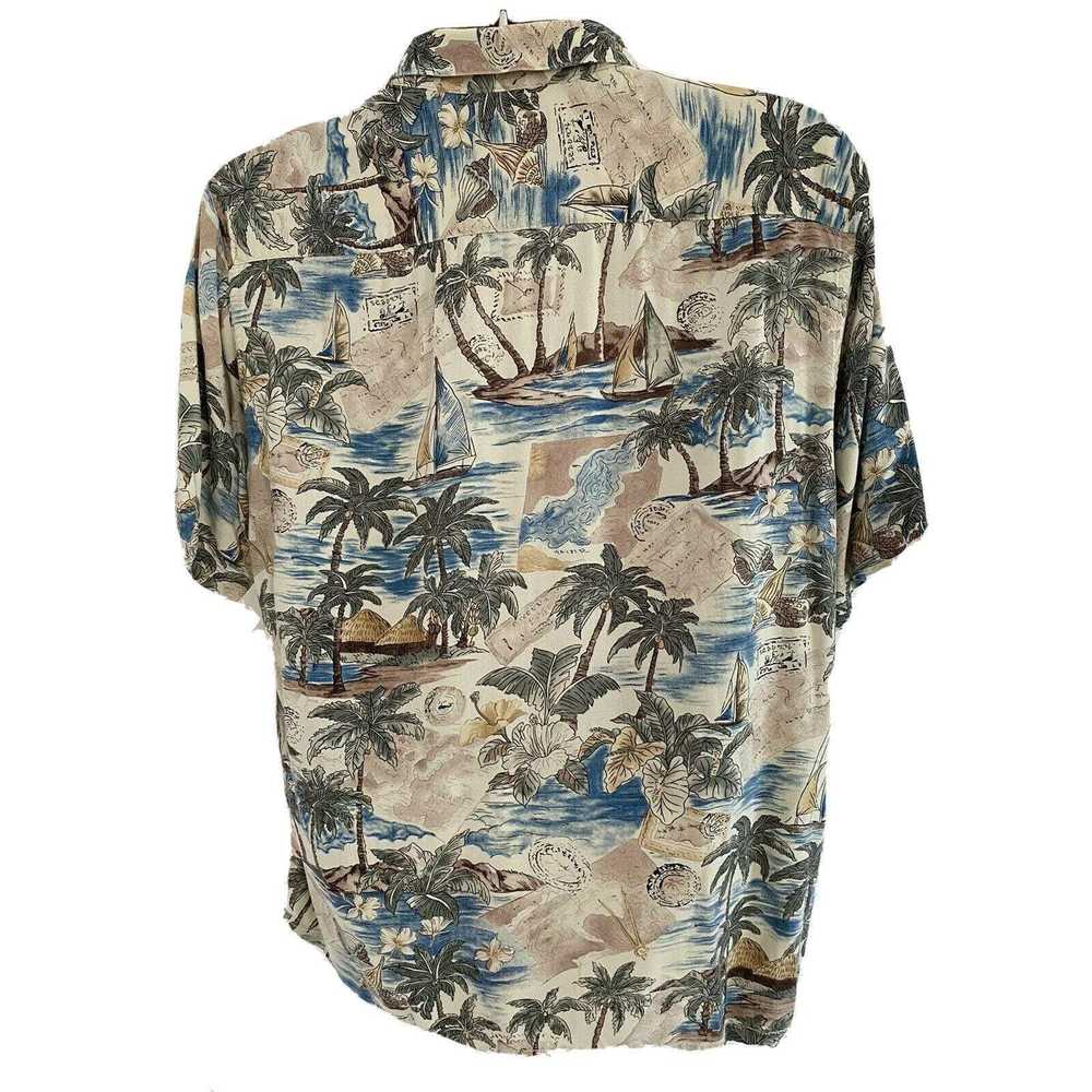 David Taylor David Taylor Hawaiian Button Front S… - image 4