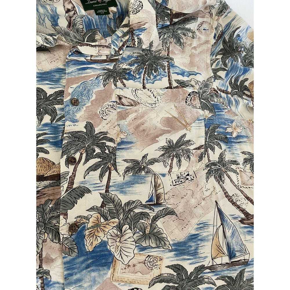 David Taylor David Taylor Hawaiian Button Front S… - image 6