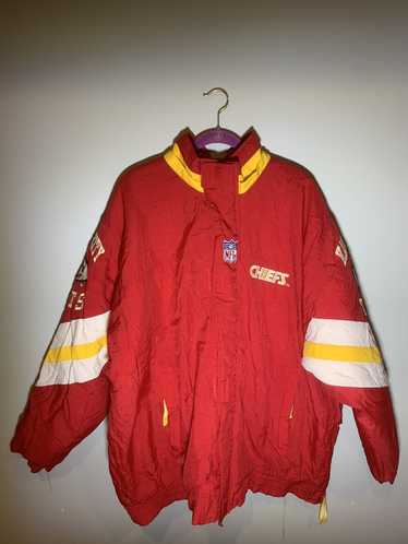 Vintage 90s Kansas City Chiefs STARTER Coat Jacket Mens XL Pro Line