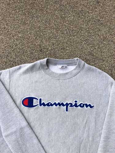 Champion × Streetwear Champion spell out crewneck