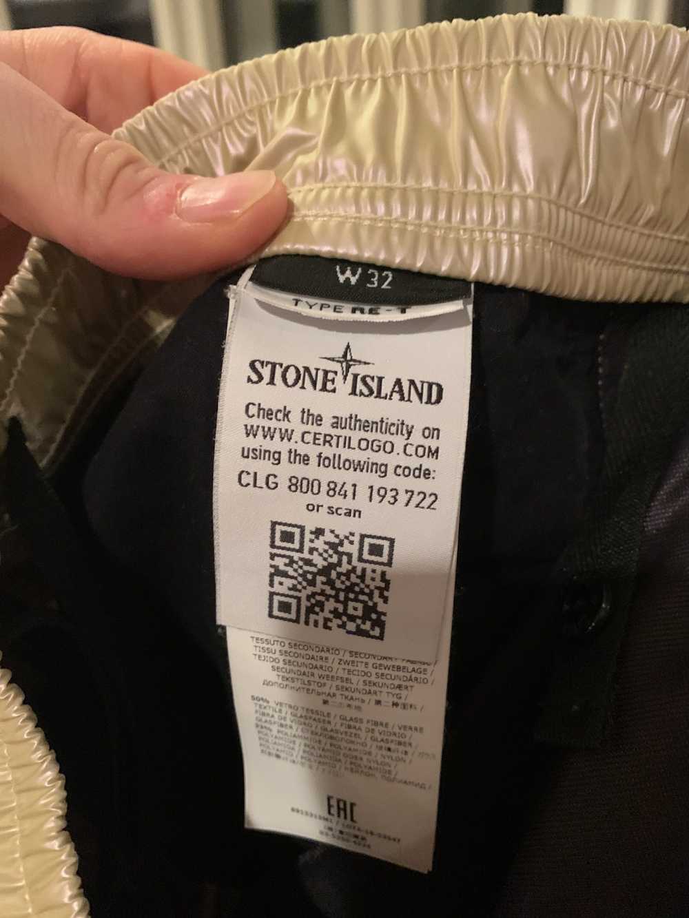 Stone Island Stone Island Black & Gold Cargo Pants - image 3