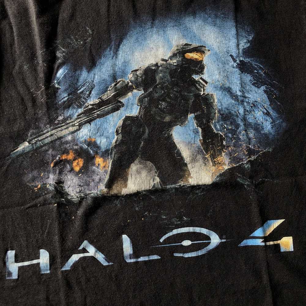 Halo × Vintage × Xbox 360 Vintage Halo 4 faded bl… - image 2