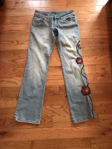 Guess × Vintage Guess jeans floral denim