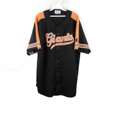 Big & Tall Men's Mitchell and Ness San Francisco Giants Barry Bonds  Authentic White 1989 Throwback Jersey