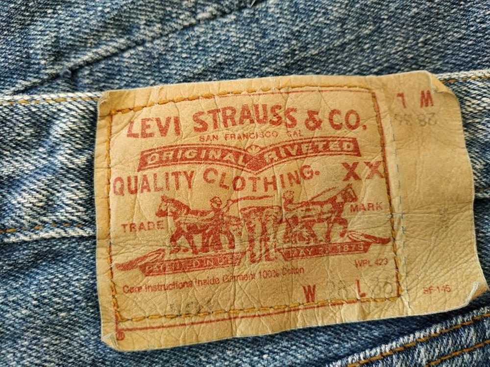 Levi's Vintage Levis 501 old school straight jean… - image 8