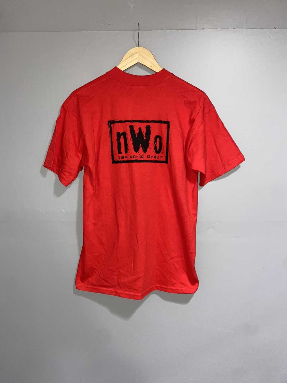 Wcw/Nwo NWO new world order Wolf tee - image 2