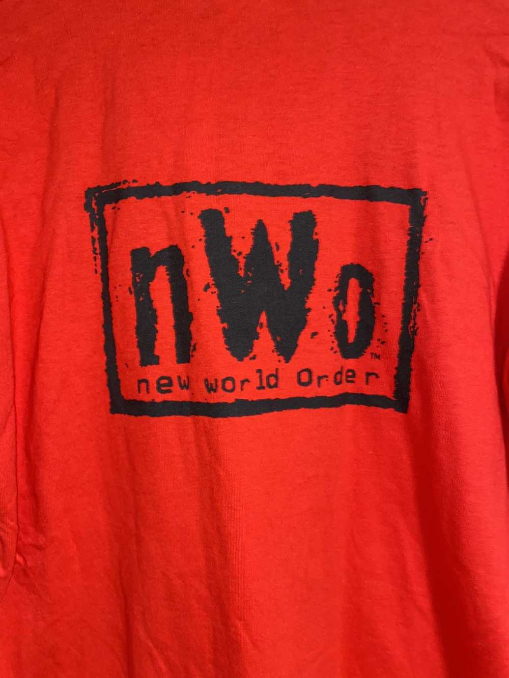 Wcw/Nwo NWO new world order Wolf tee - image 4
