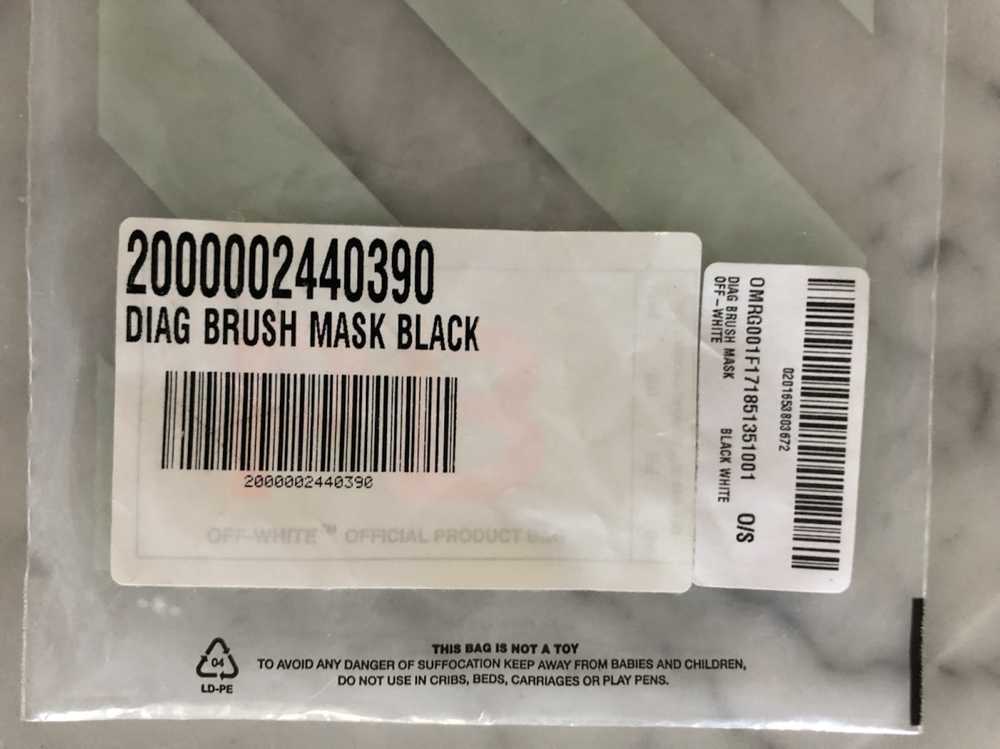 Off-White Diag Brush Mask - Black - image 4