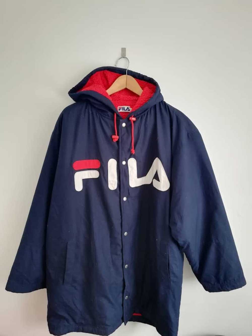 Fila × Vintage × Winter Session Fila trench warm … - image 1