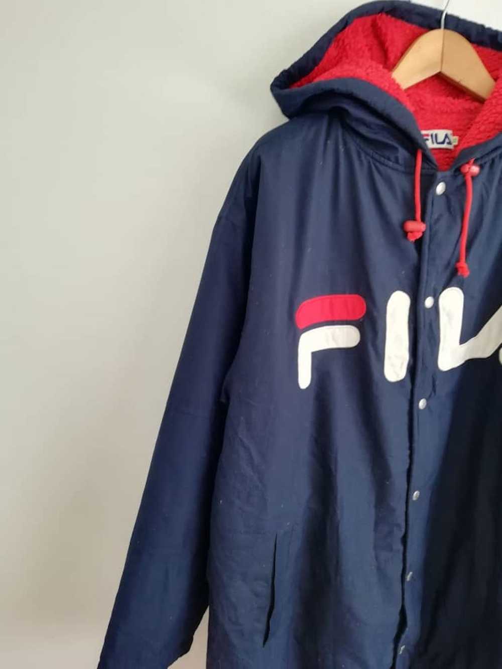 Fila × Vintage × Winter Session Fila trench warm … - image 2