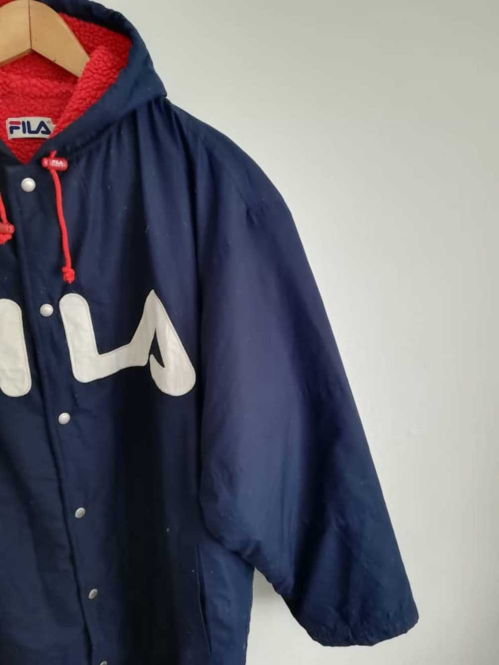 Fila × Vintage × Winter Session Fila trench warm … - image 3