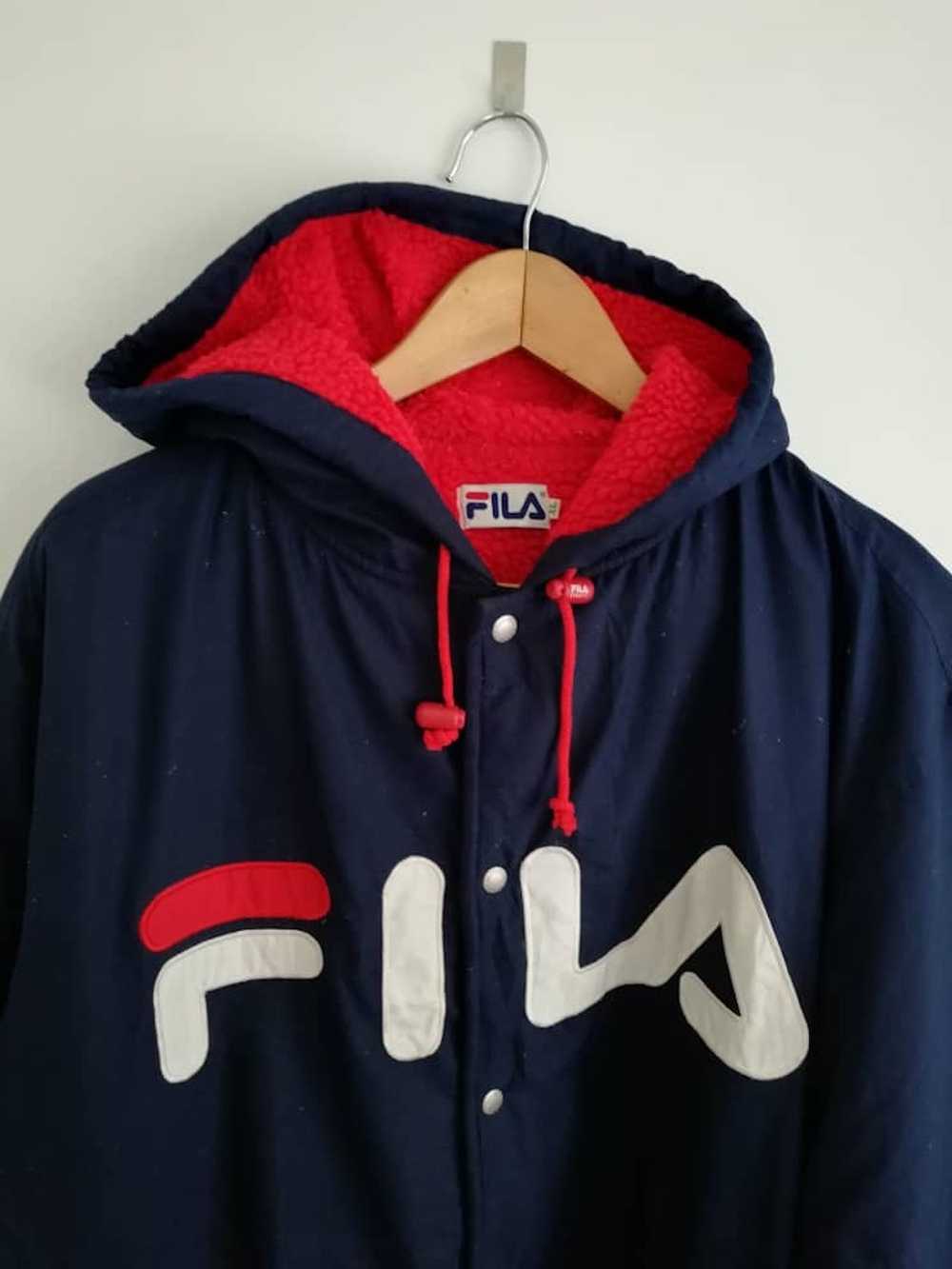 Fila × Vintage × Winter Session Fila trench warm … - image 4