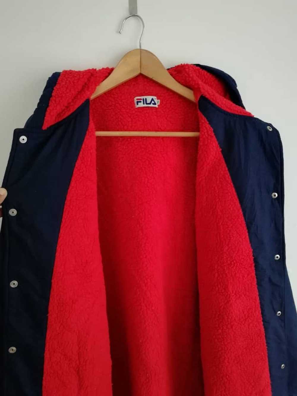 Fila × Vintage × Winter Session Fila trench warm … - image 8