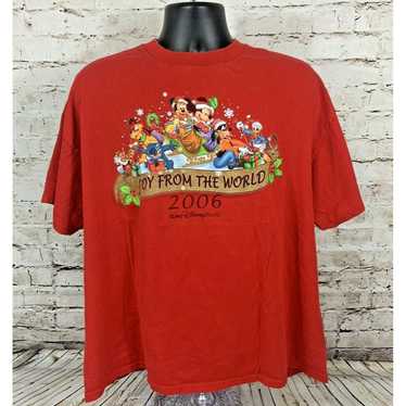 Disney Walt Disney World Joy to the World XL Red … - image 1