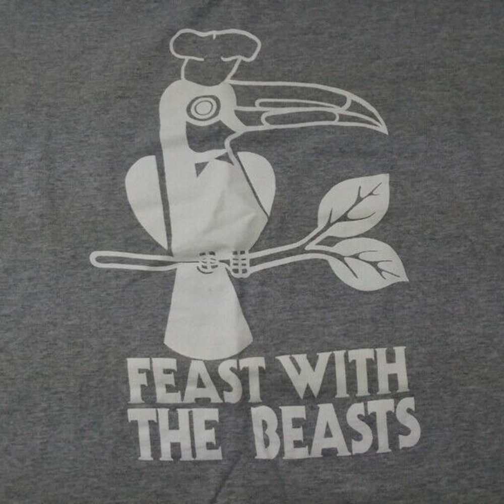 Alstyle × Other × Vintage Feast w/ Beasts Zoo T-s… - image 2