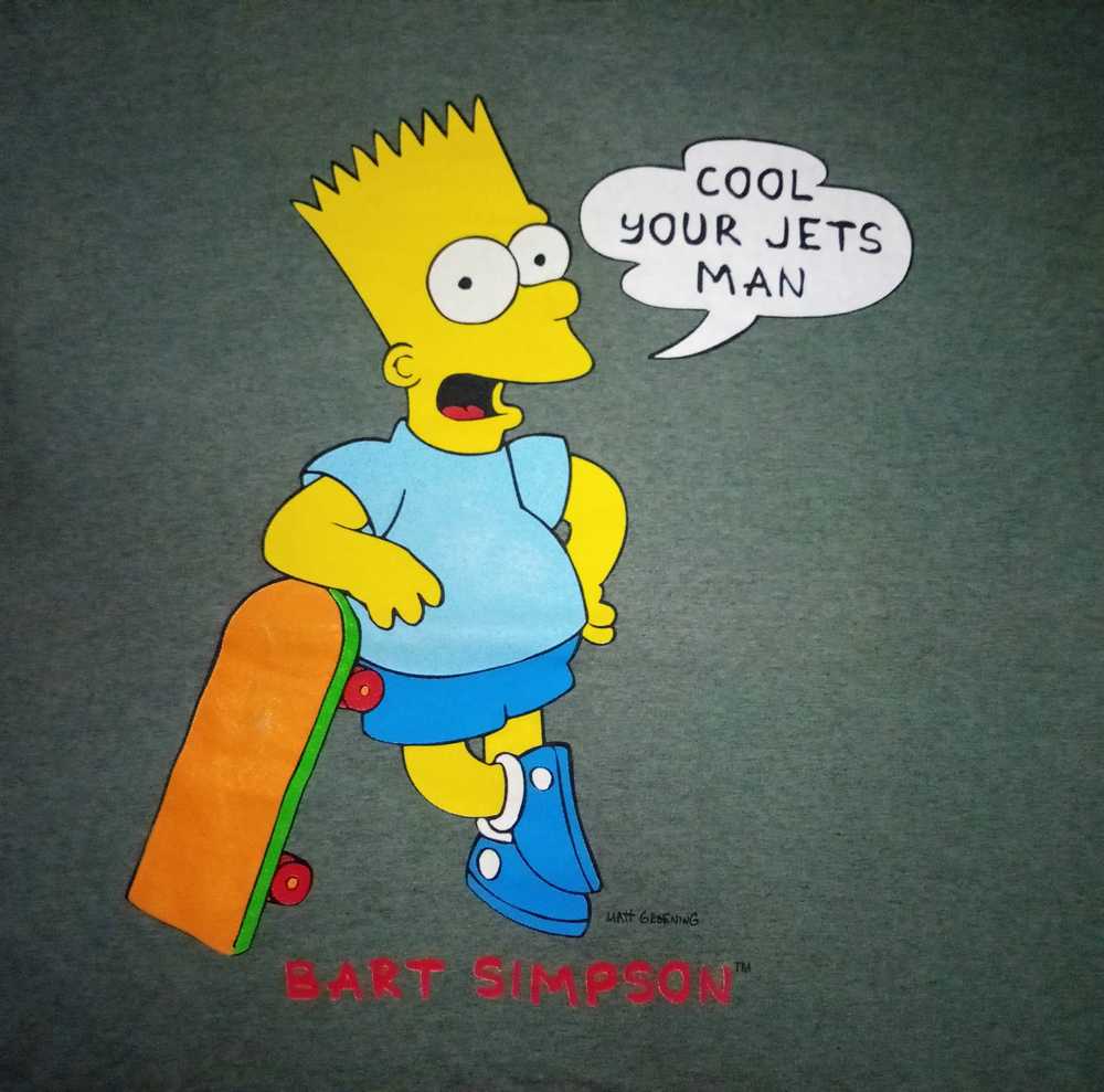 The Simpsons × Vintage Vtg 90s The Simpsons - Bar… - image 1