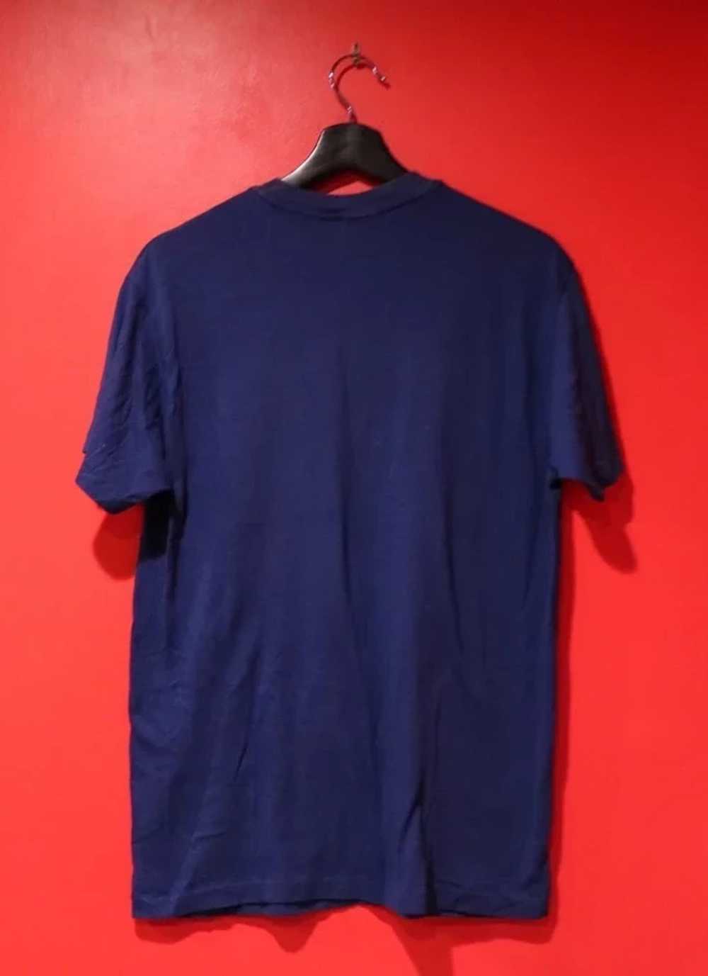 Vintage New York Giants Short Sleeve Trench T Shirt Men's S Blue