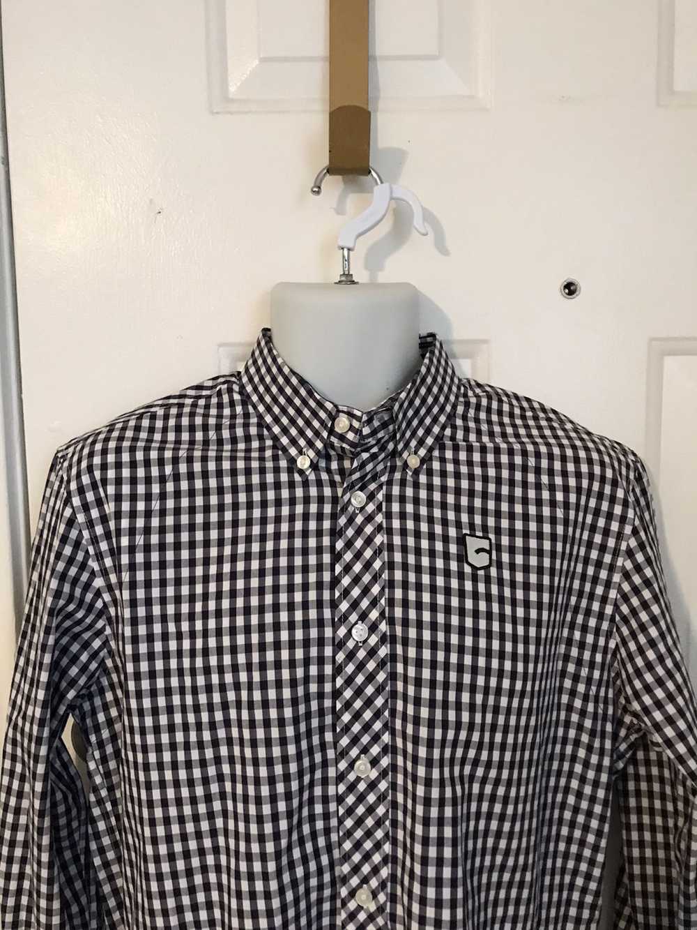 G Star Raw S.O. Squad Gingham Check button down s… - image 2