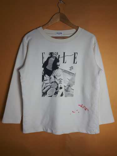 Designer × Other Vintage Sweatshirt Elle cream