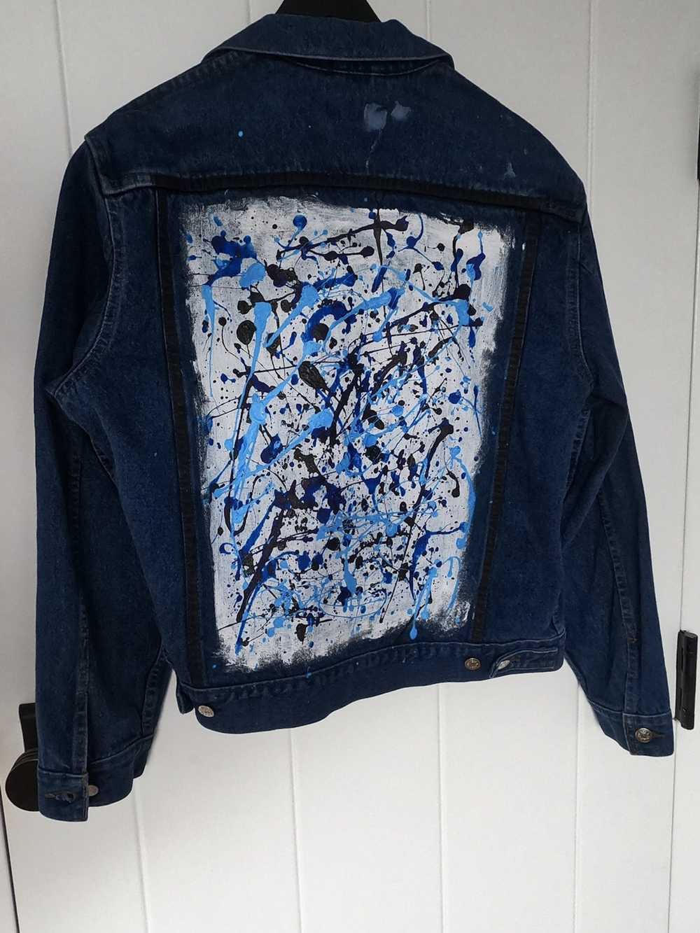 J.Crew Denim jacket - Splatter Painted - image 1