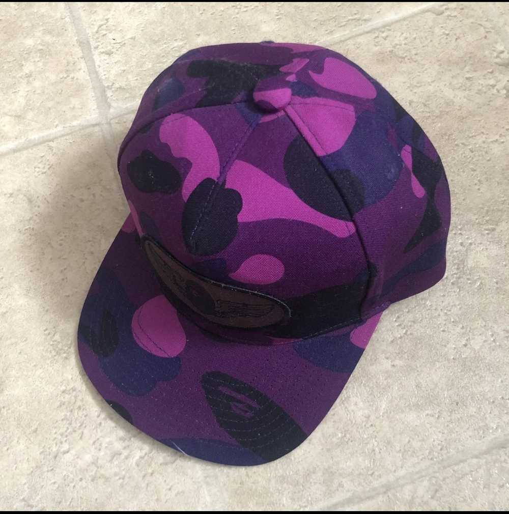 Bape Bape Hat Purple Camo - image 2