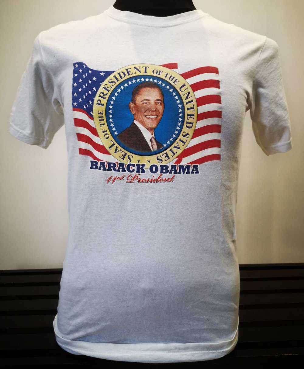 Anvil × Vintage Barack Obama tshirt - image 1