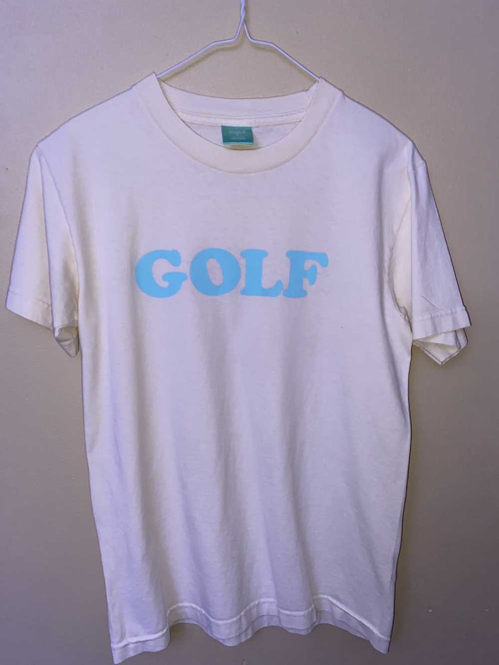 Golf Wang Golf Wang Logo Cream Tee (rare) - image 1