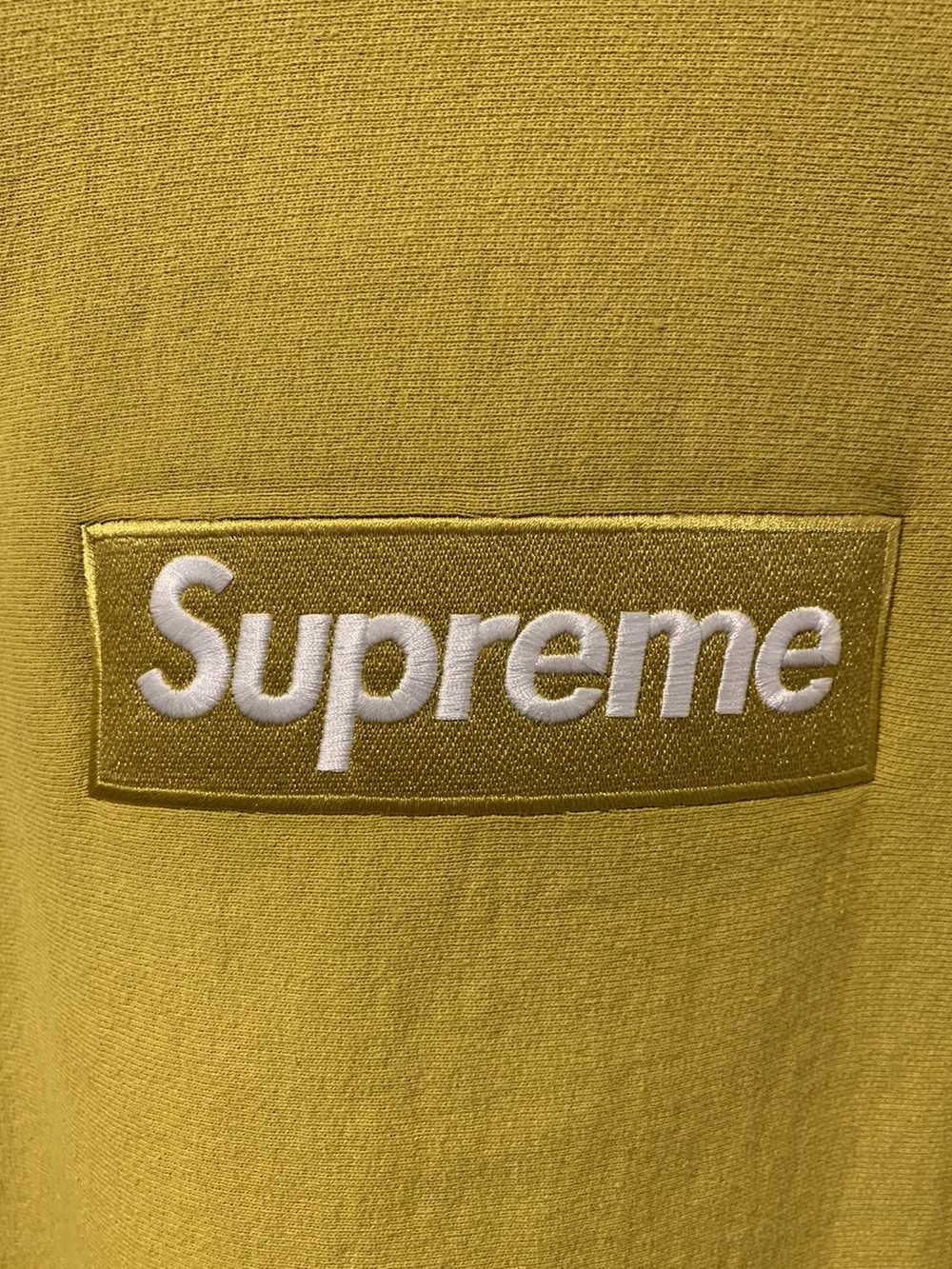 Supreme Supreme FW18 Box Logo Crewneck Mustard - image 2