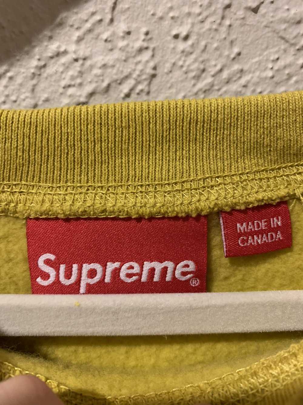 Supreme Box Logo Crewneck FW 22 - Medium - Yellow