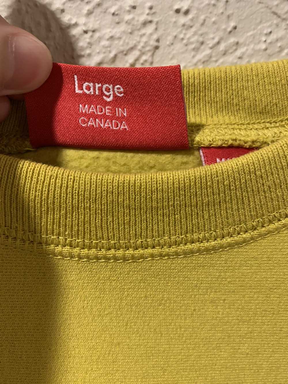 Supreme Supreme FW18 Box Logo Crewneck Mustard - image 4