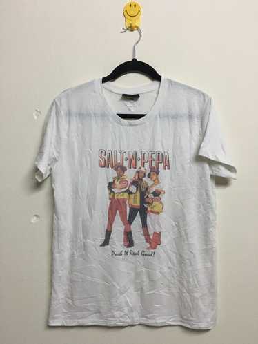 80's Vintage 1988 SALT N PEPA Play Promo Concert T Shirt Large