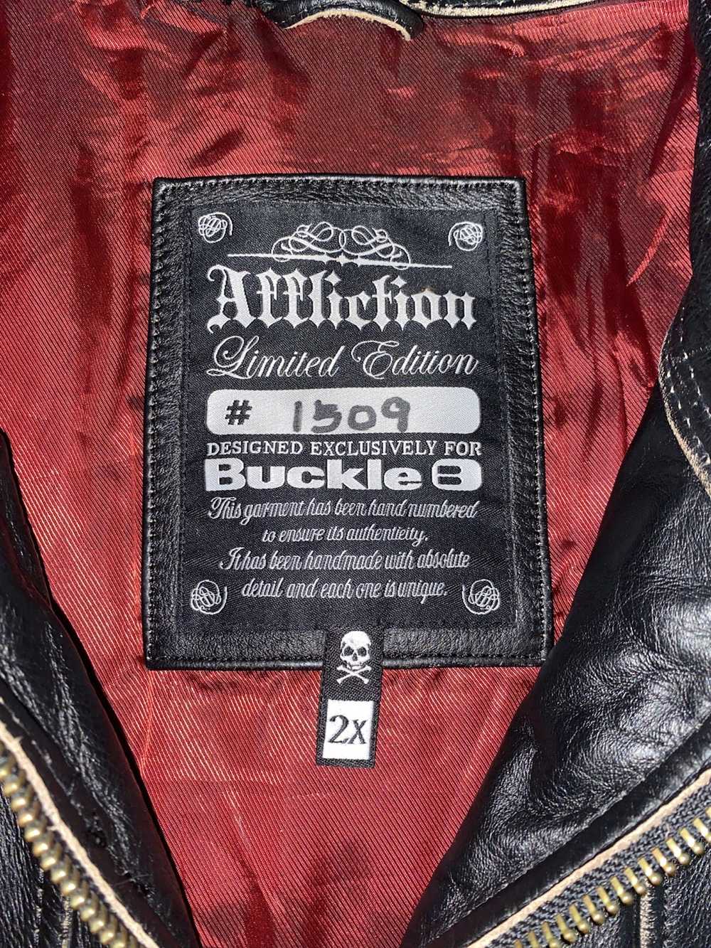 Affliction Affliction Leather Biker Jacket Limite… - image 2