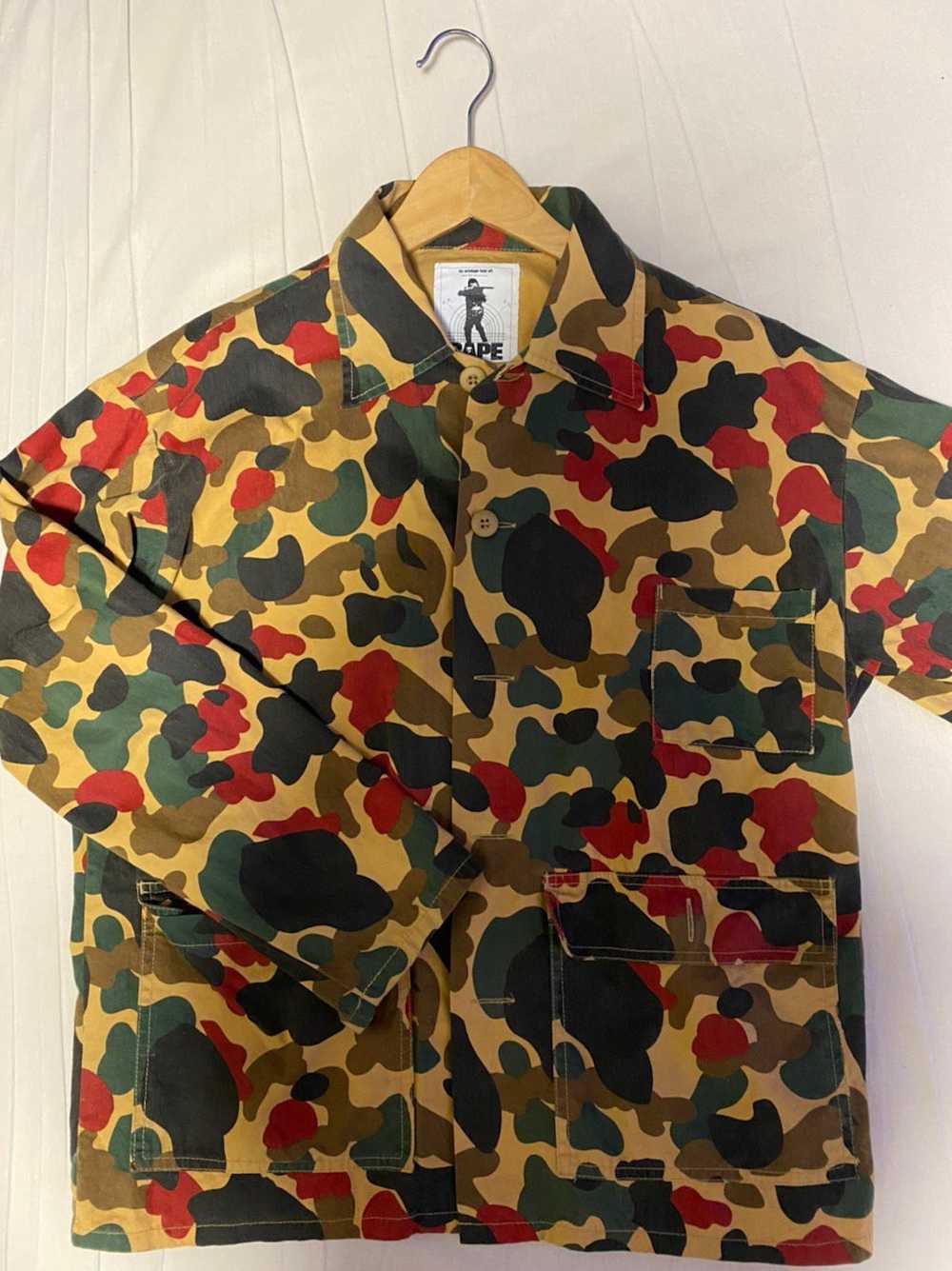 Bape Vintage Bape duck camo shirt 1990 - image 1