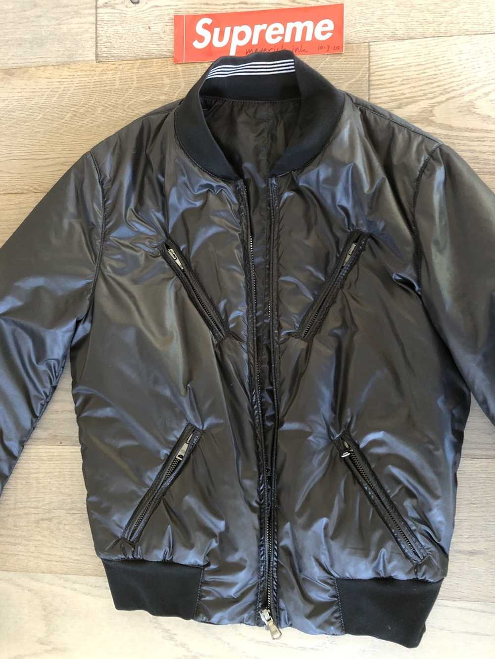 Spurr NY Black Reversible Bomber Jacket - image 2