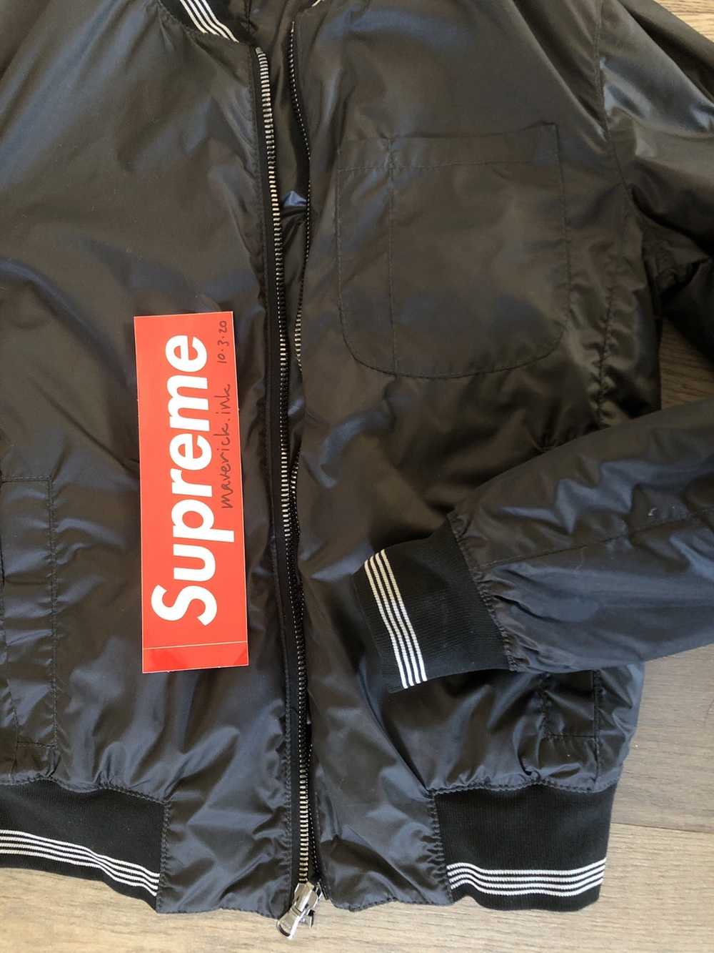 Spurr NY Black Reversible Bomber Jacket - image 6