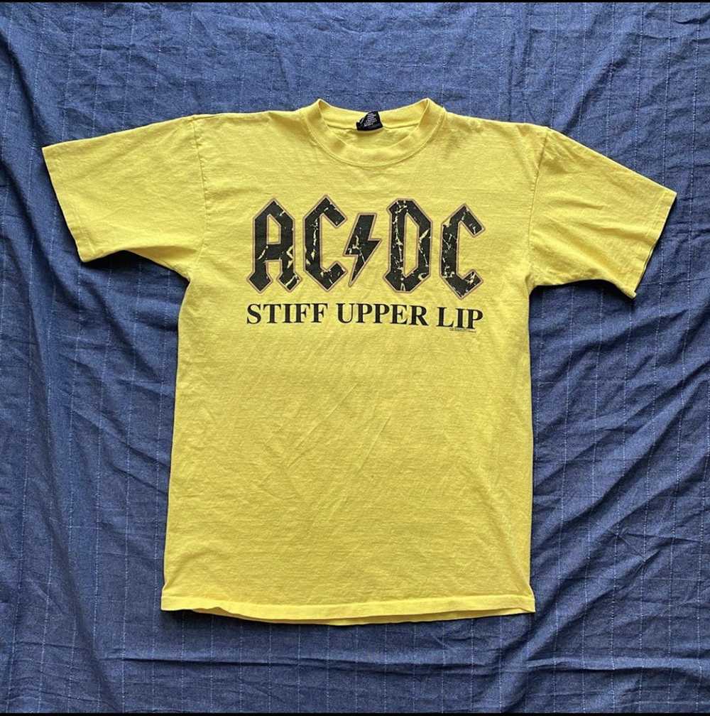 Ac/Dc × Band Tees × Vintage 2000 AC/DC Stiff uppe… - image 1