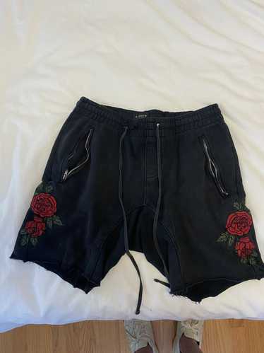 Pacsun Pacsun Black with Flower Patch Shorts