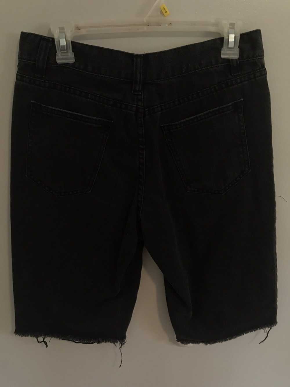 Custom × H&M × Vintage Distressed Denim shorts - image 2
