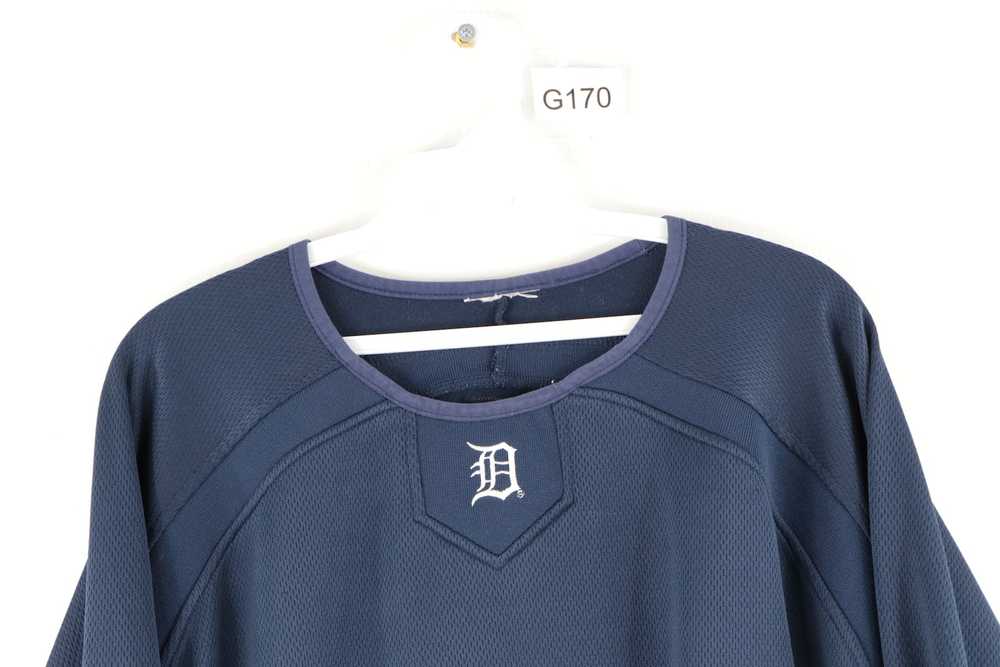 Detroit Tigers Shirt Mens L Majestic MLB Therma Base India