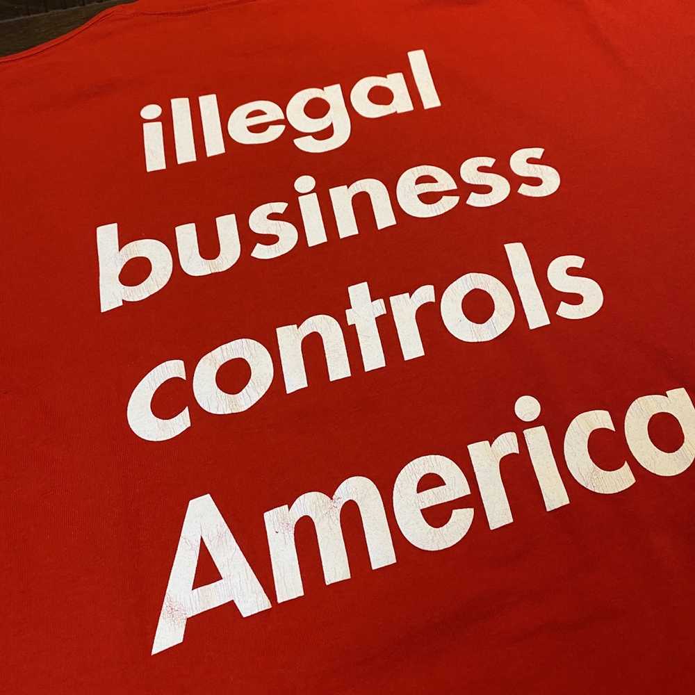 Supreme 2003 Supreme Illegal Business Tee sz XL - image 5