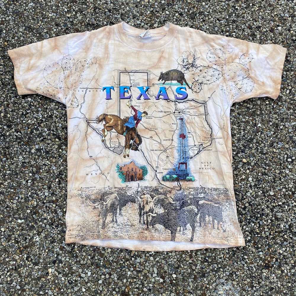 Hype × Streetwear × Vintage Vintage Texas all ove… - image 3