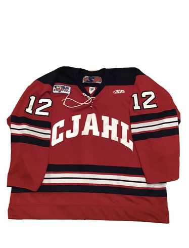 Vintage Americans Jr Hockey Jersey Adult 2XL XXL Alpha Sportswear Eagle  Canada