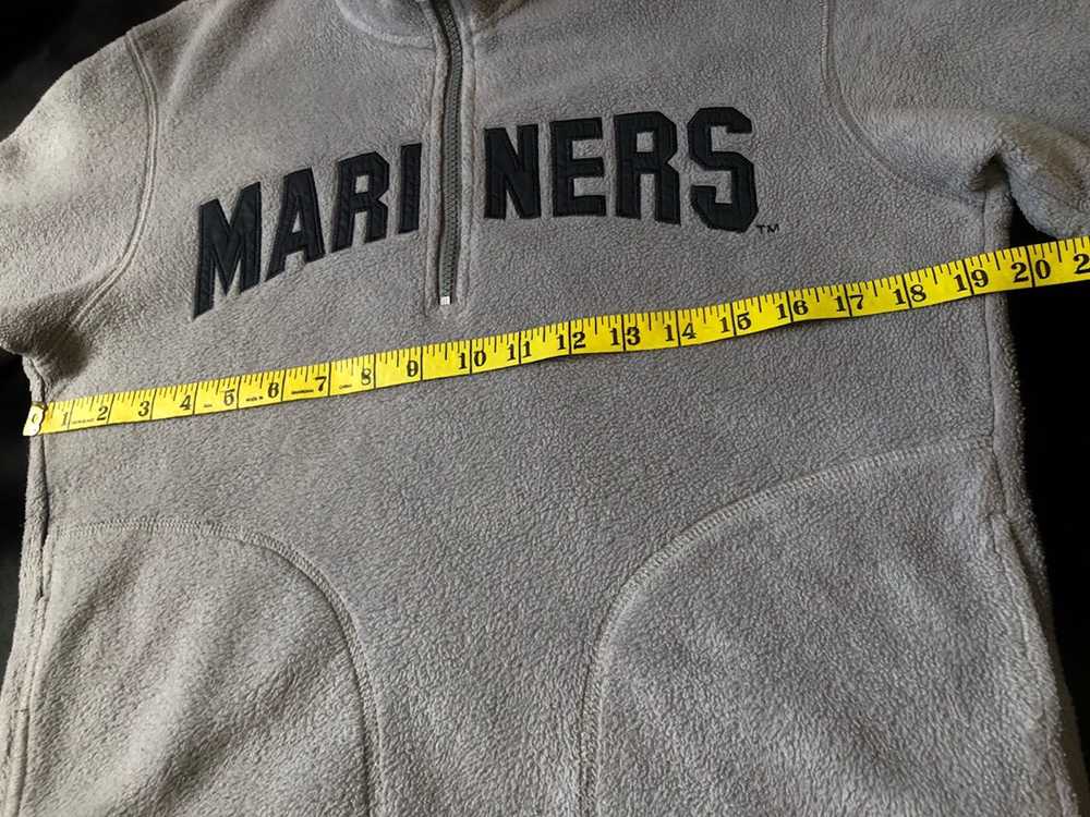MLB × Uniqlo Mariners MLB Half Zip Fleece Sweater - image 11