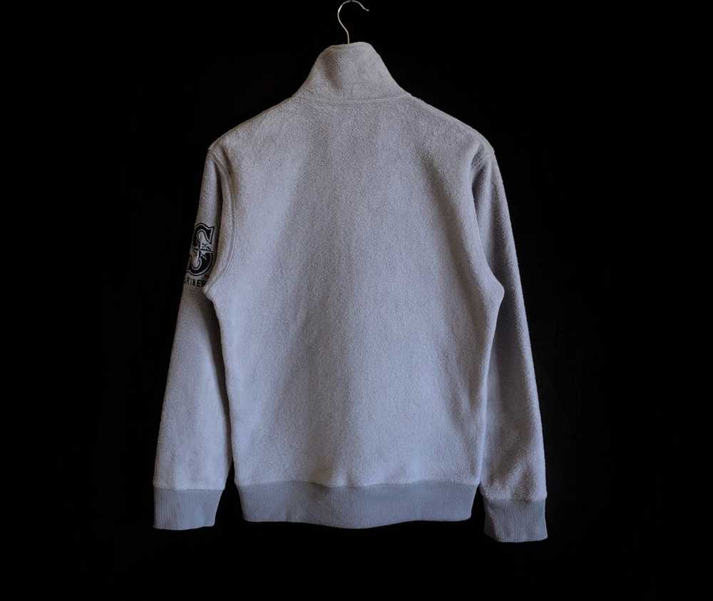 MLB × Uniqlo Mariners MLB Half Zip Fleece Sweater - image 2