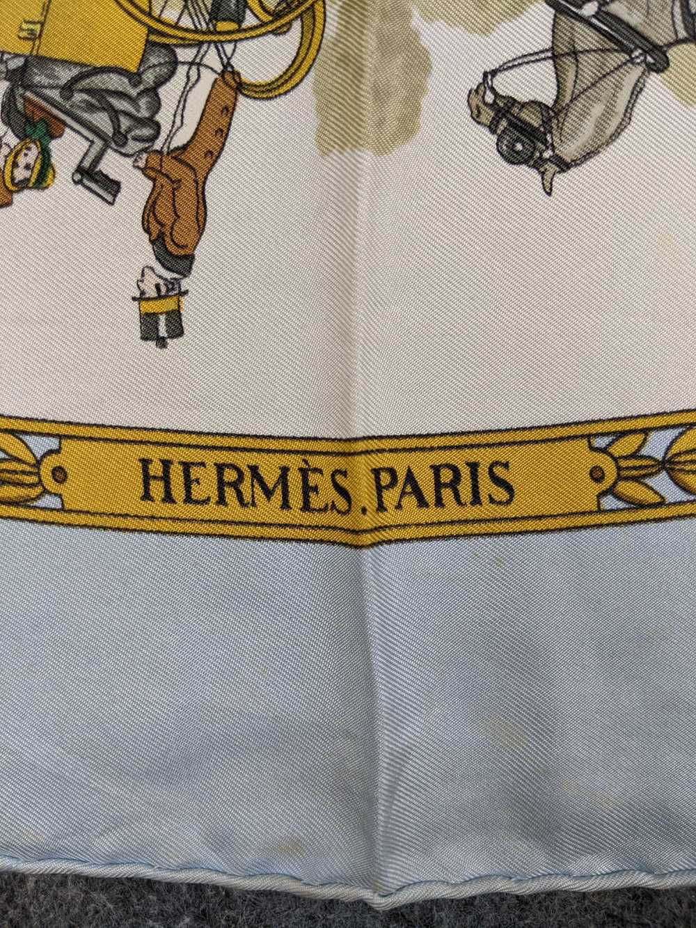 Hermes Hermes La Promenade de Longchamp Silk Scarf - image 3