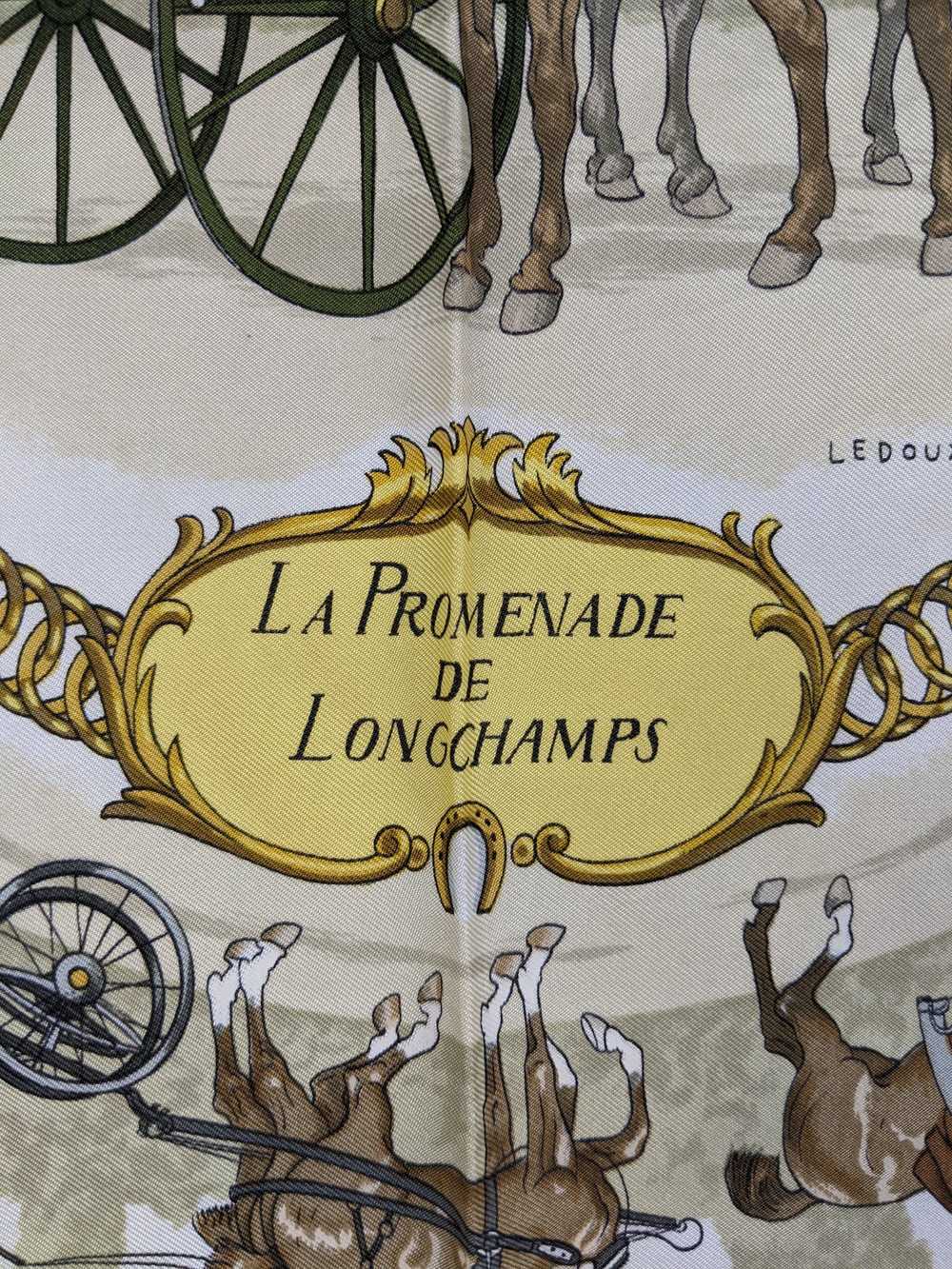 Hermes Hermes La Promenade de Longchamp Silk Scarf - image 4