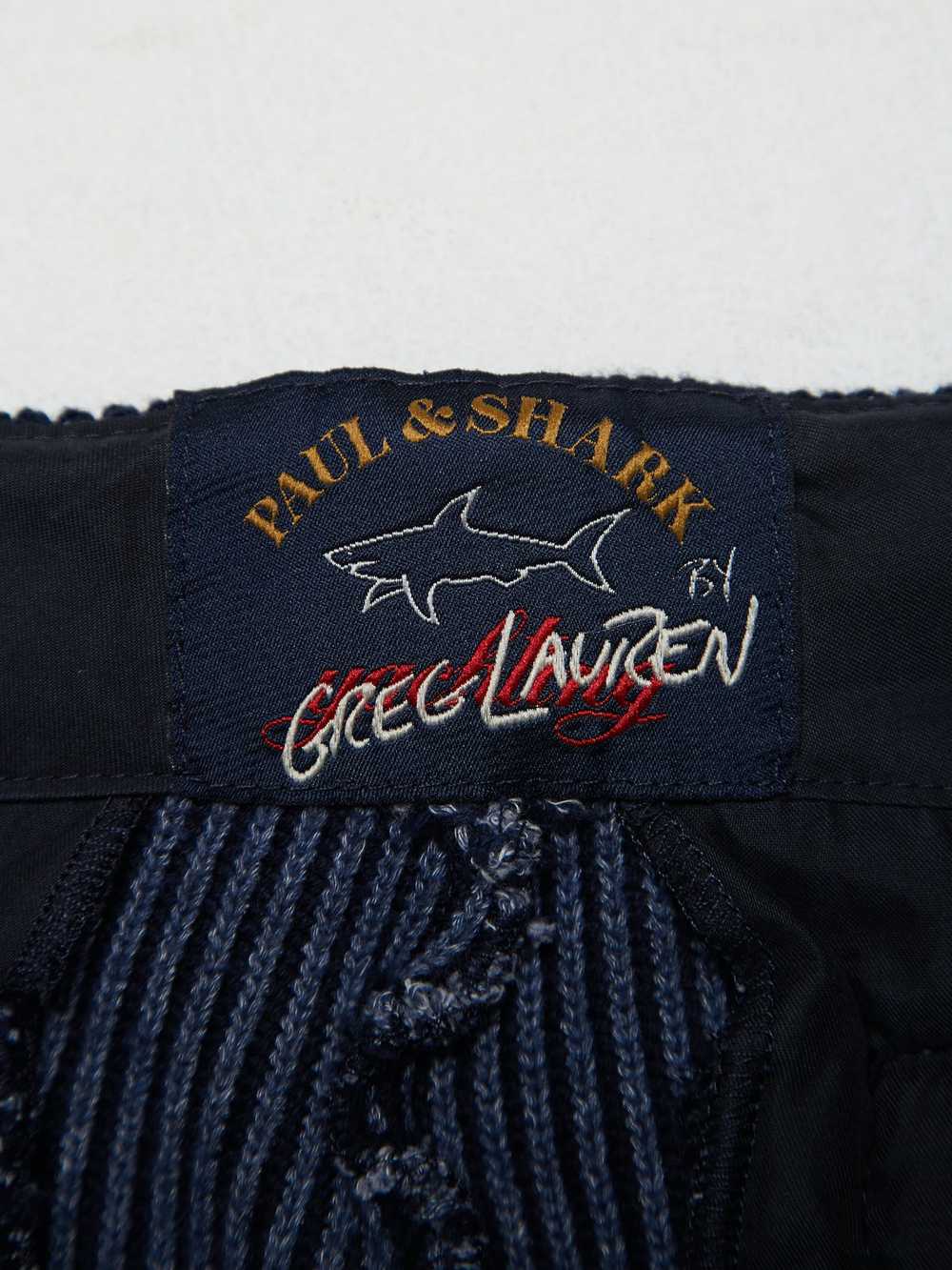 Greg Lauren × Paul & Shark Blue Knitted Jogging T… - image 3