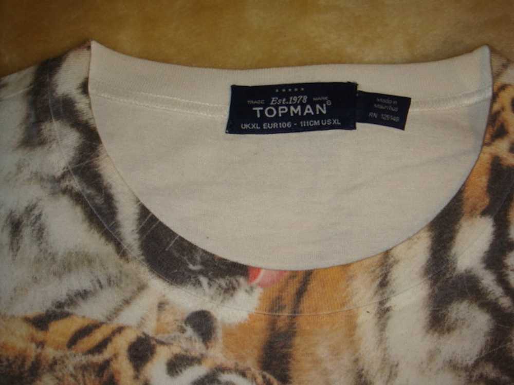 Topman Topman All over print Tiger Shirt Sz XL - image 2