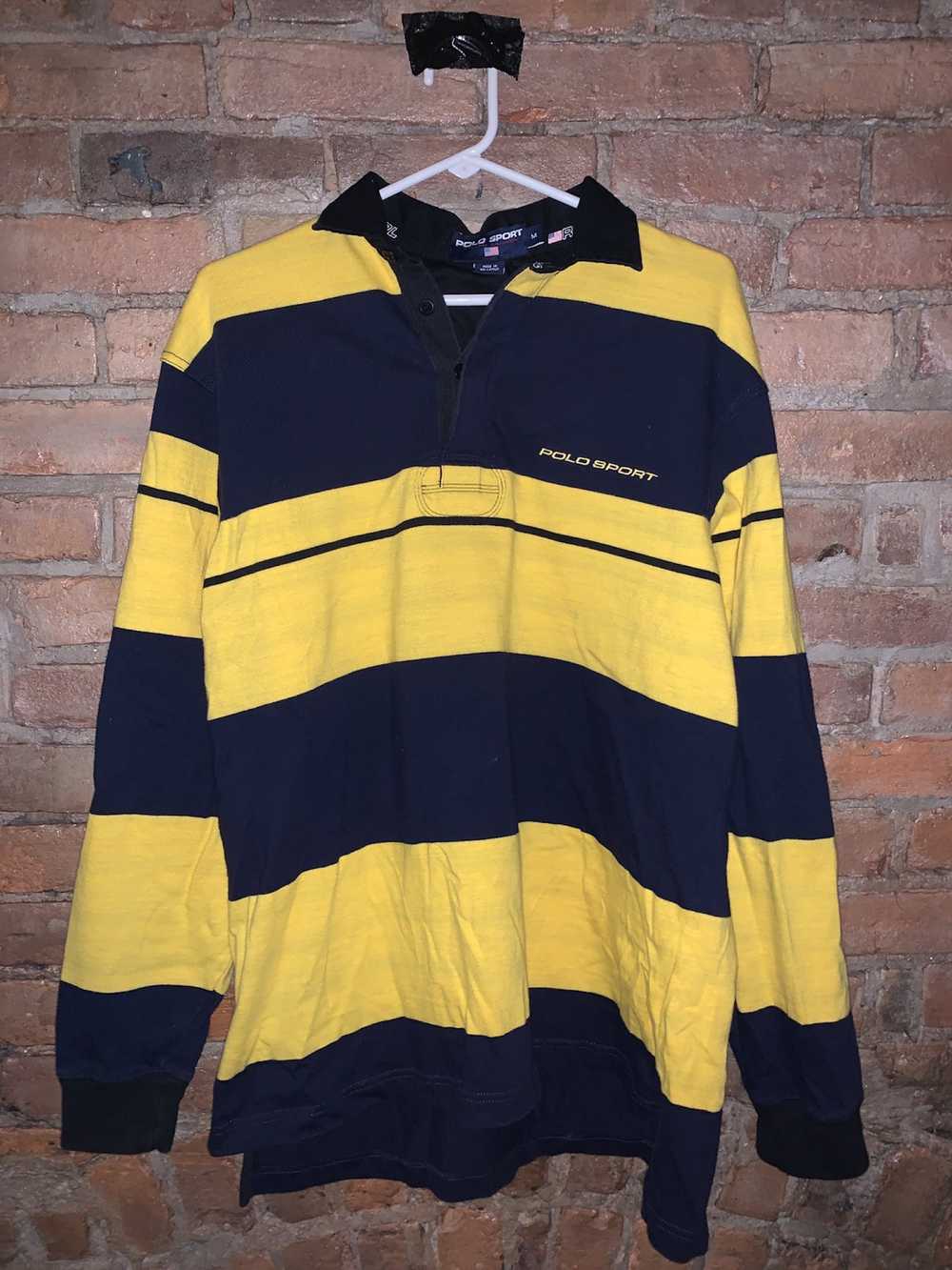 Polo Ralph Lauren Vintage polo sport rugby size M… - image 1